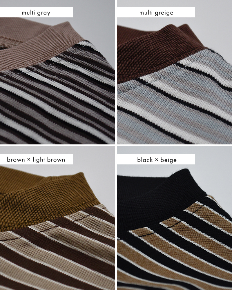 STAR＆STRIPE(スターアンドストライプ)マルチボーダーリンガーTシャツssmd-028m