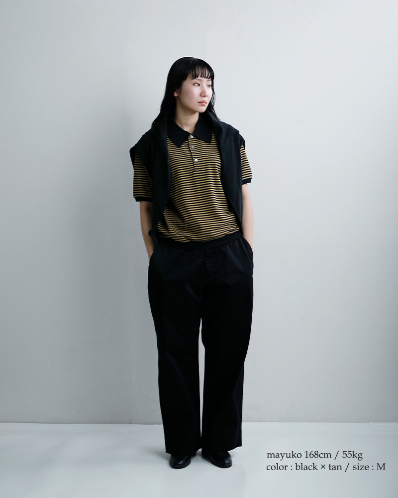 STAR＆STRIPE(スターアンドストライプ)コットンバイカラーポロシャツssmd-199-m