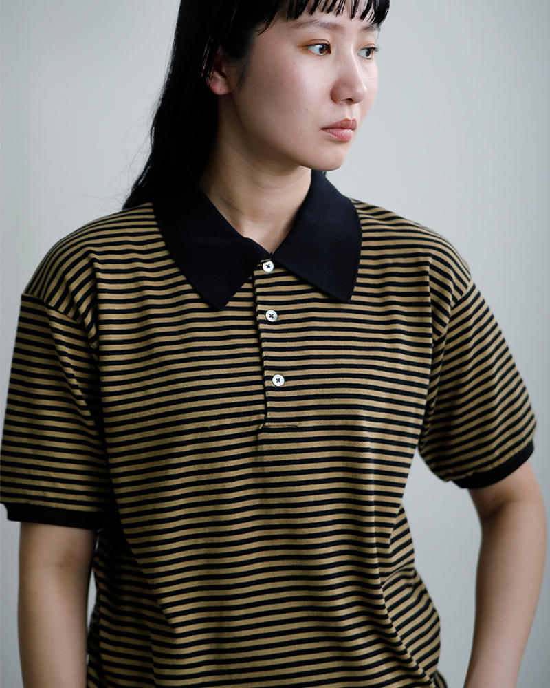 STAR＆STRIPE(スターアンドストライプ)コットンバイカラーポロシャツssmd-199-m