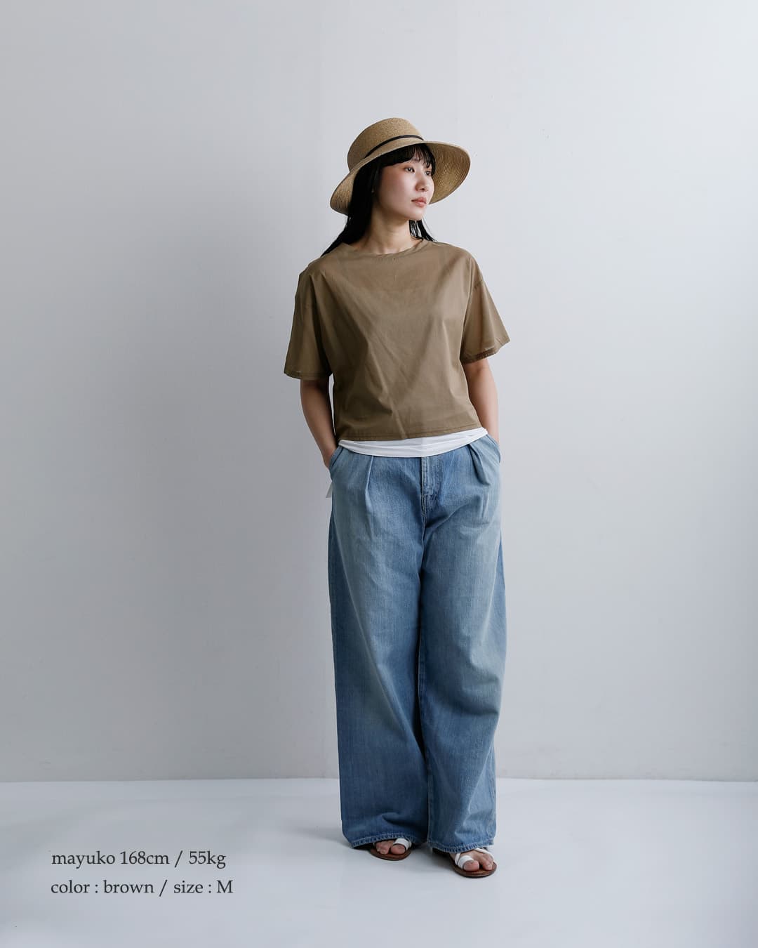 STAR＆STRIPE(スターアンドストライプ)コットン エアリー クルー ネック Tシャツ ssmd-202