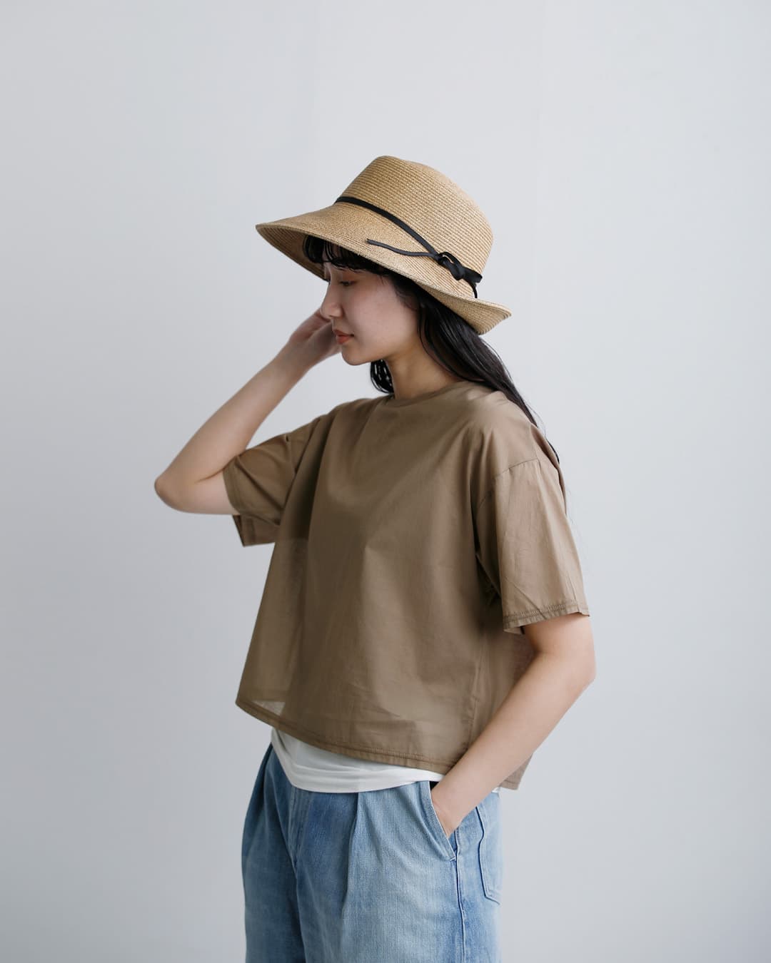 STAR＆STRIPE(スターアンドストライプ)コットン エアリー クルー ネック Tシャツ ssmd-202