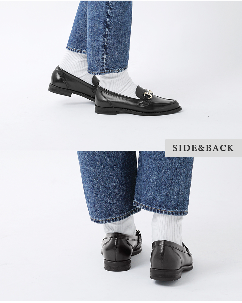 enessレザービットローファーst-1144-pe