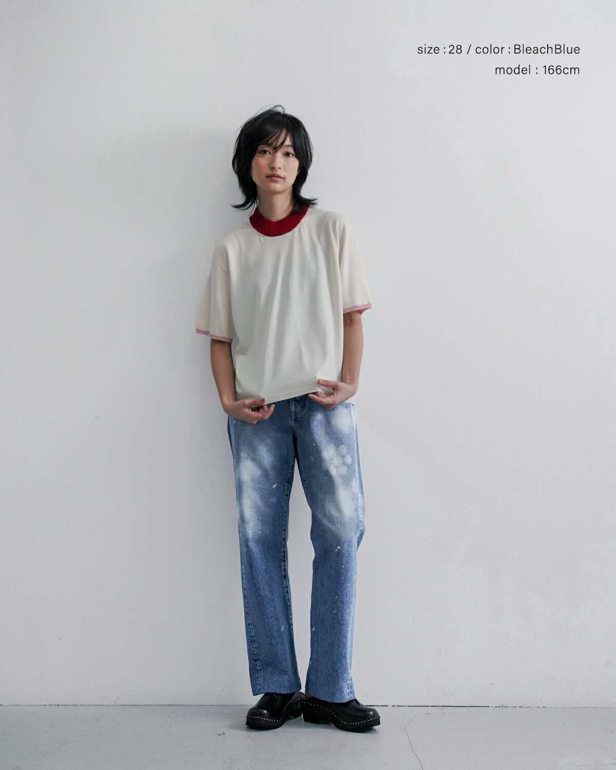 40%OFF】TANAKA タナカ コットン セルビッチ デニム ミッドライズ