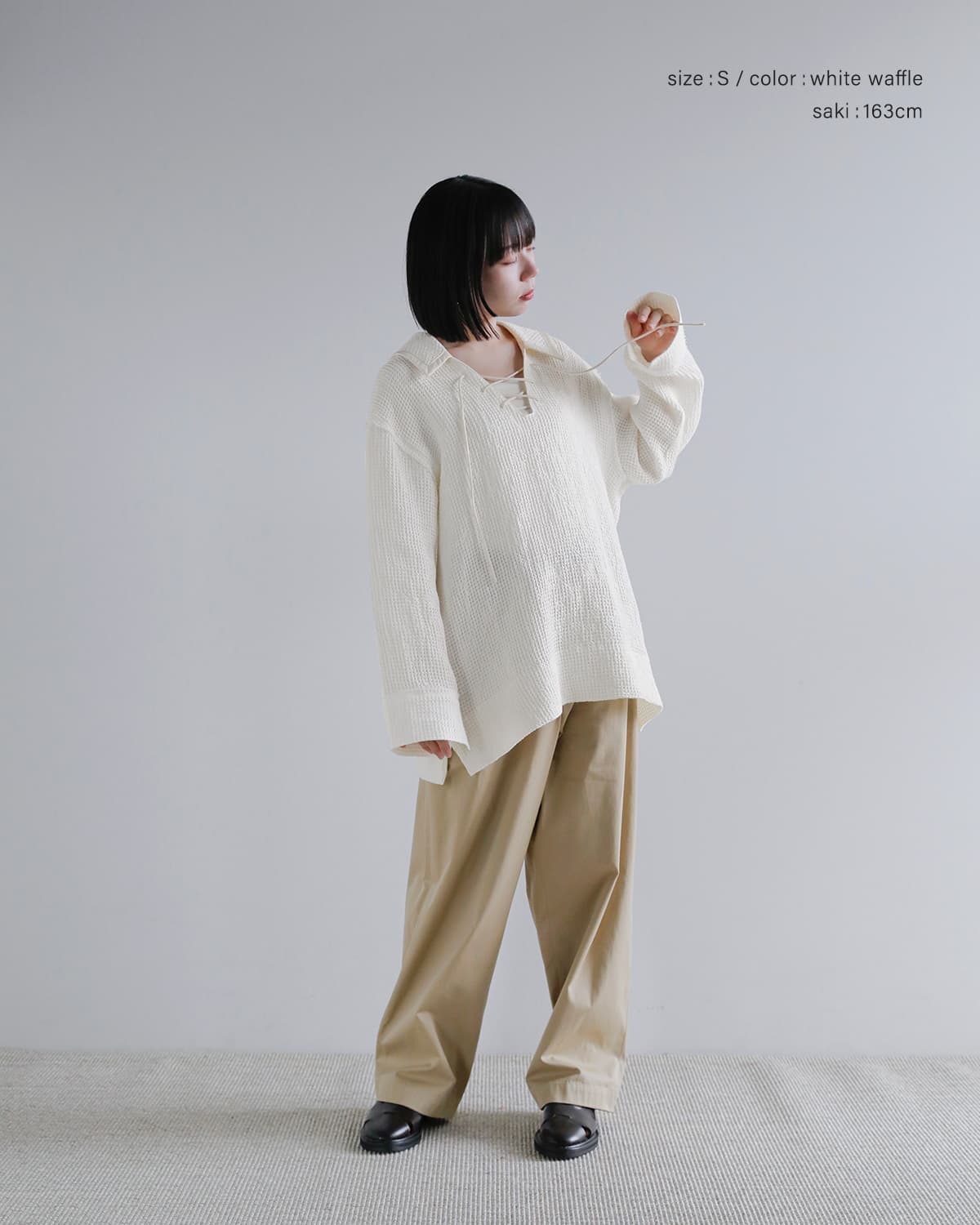 TANAKA(タナカ)リネンプルオーバー セーラーカラー チュニック  “THE TUNIC” st-255