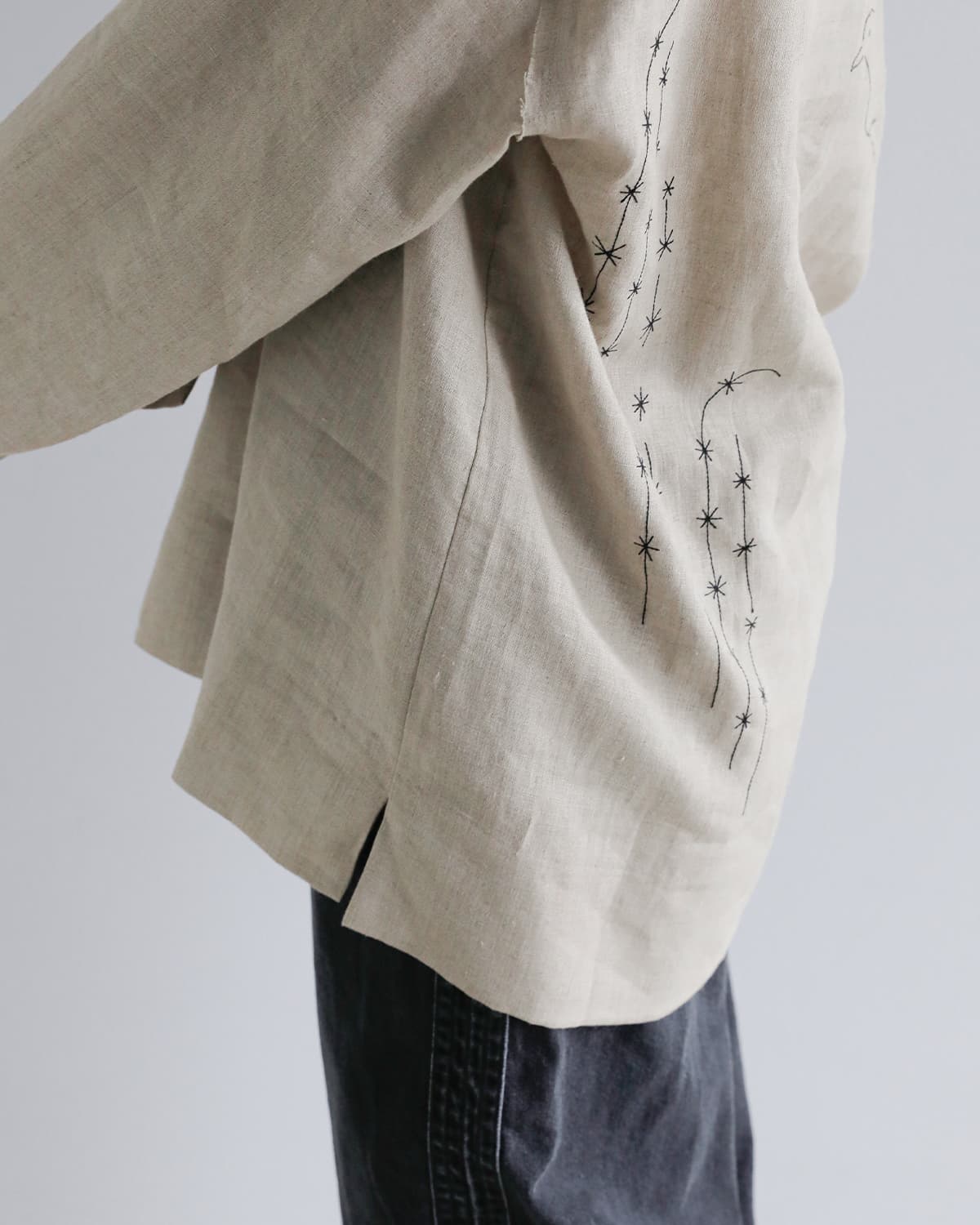 TANAKA(タナカ)リネンプルオーバー セーラーカラー チュニック  “THE TUNIC” st-255