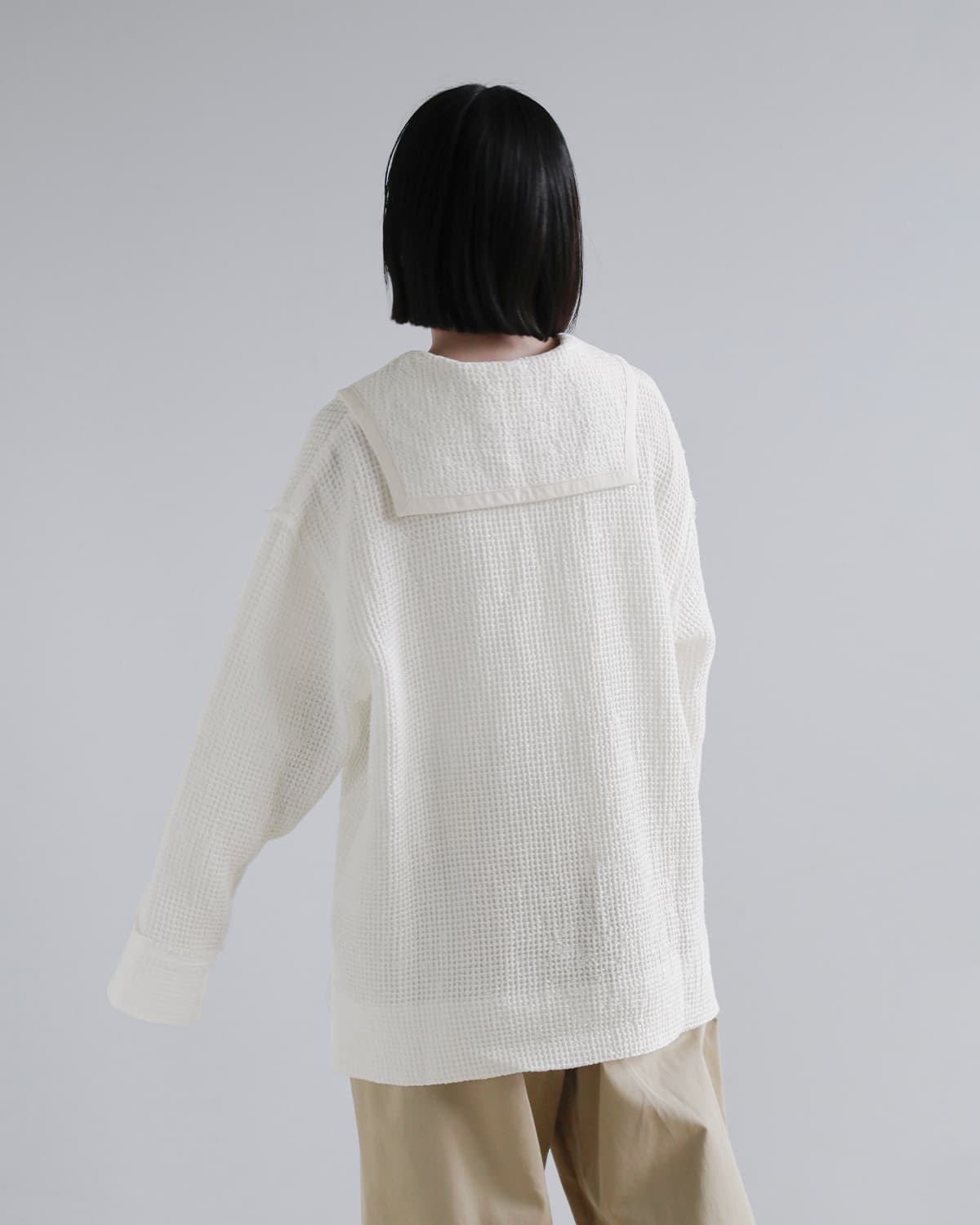 TANAKA(タナカ)リネンプルオーバー セーラーカラー チュニック  “THE TUNIC” st-255