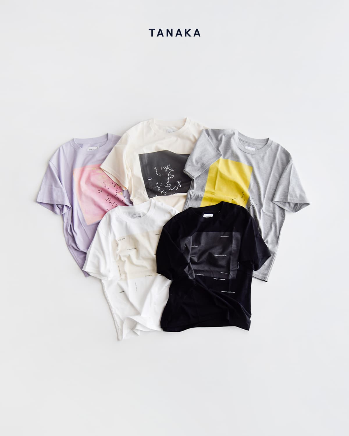 TANAKA(タナカ)クルーネック 半袖 Tシャツ “THE TEE”st-50-26