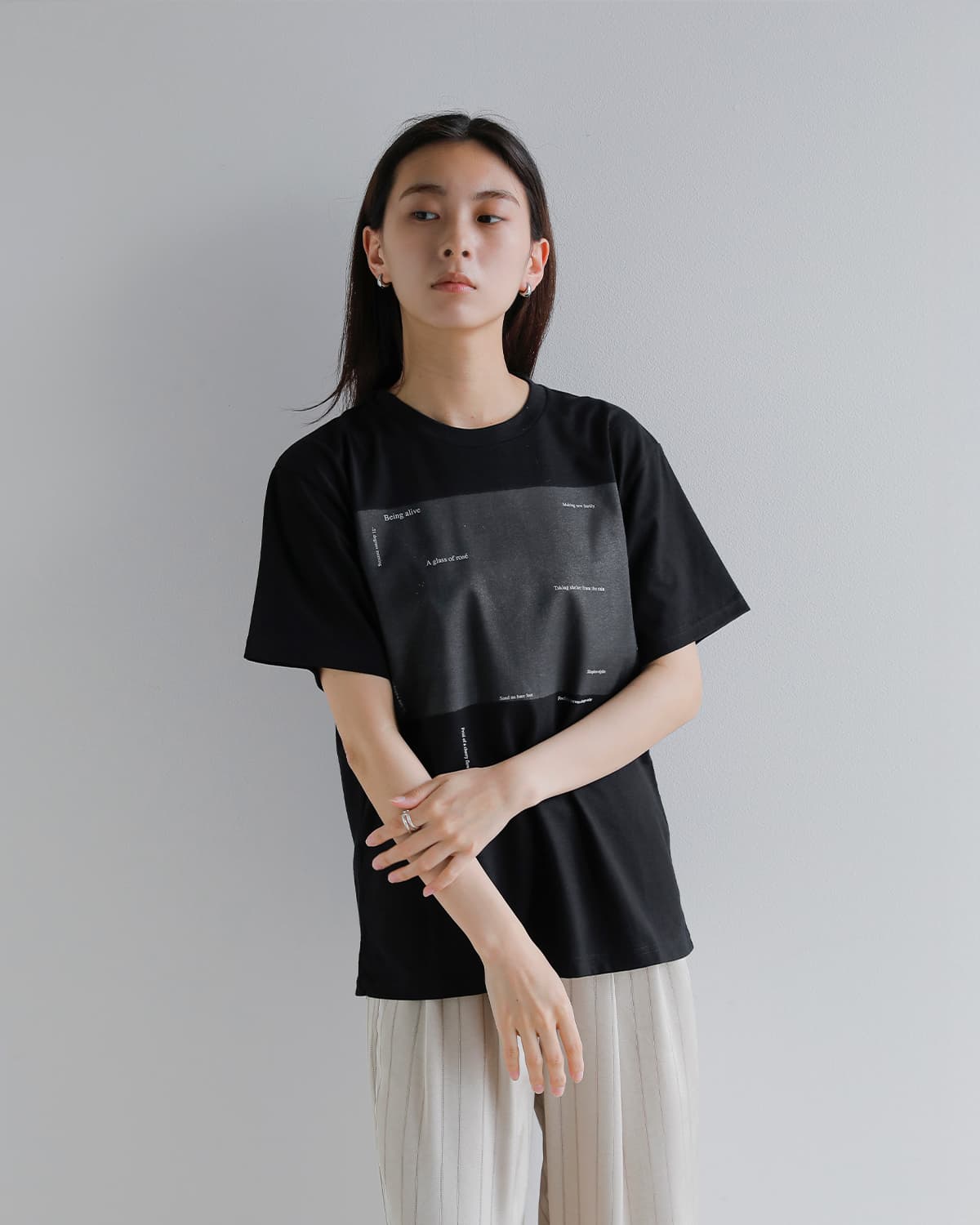 TANAKA タナカ クルーネック 半袖 Tシャツ “THE TEE” st-50-26 2026ss