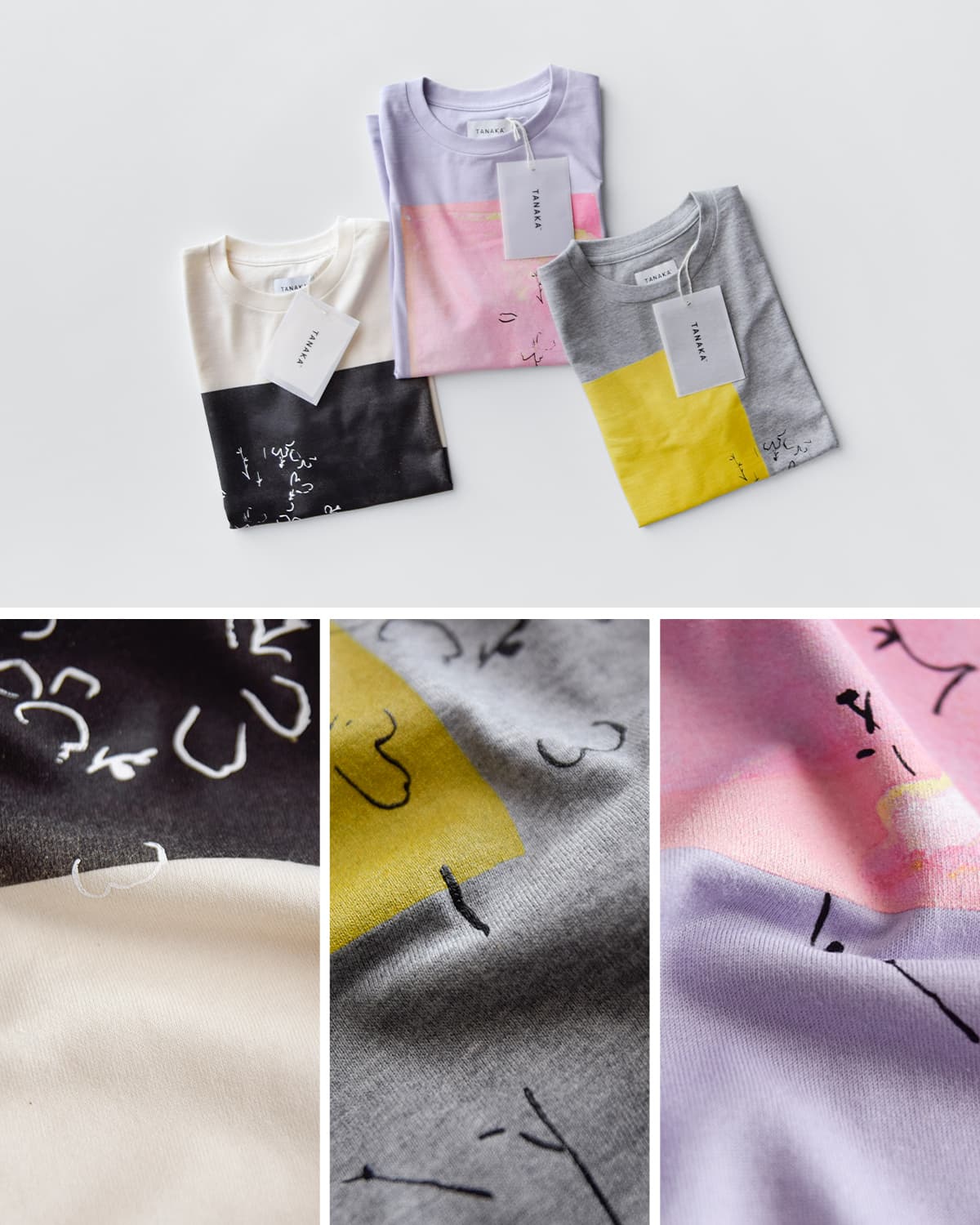 TANAKA(タナカ)クルーネック半袖 Tシャツ  “THE TEE” st-50-26