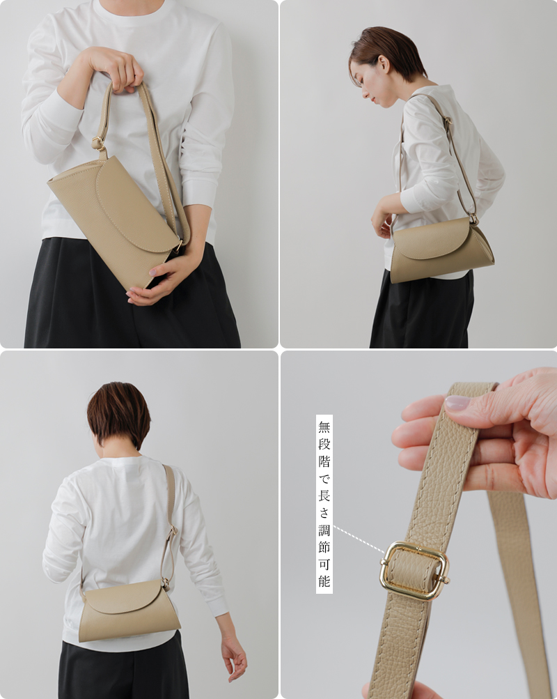 AULENTTI(オウレンティ)スクエアショルダーバッグst-ss23-y02-do