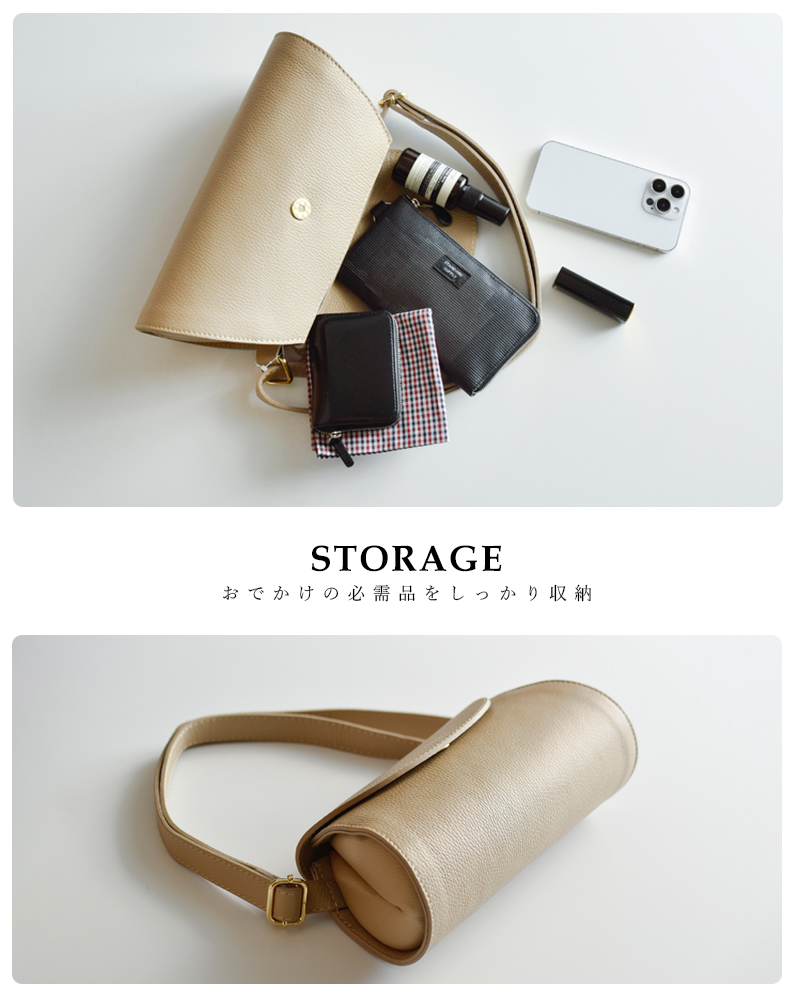 AULENTTI(オウレンティ)スクエアショルダーバッグst-ss23-y02-do