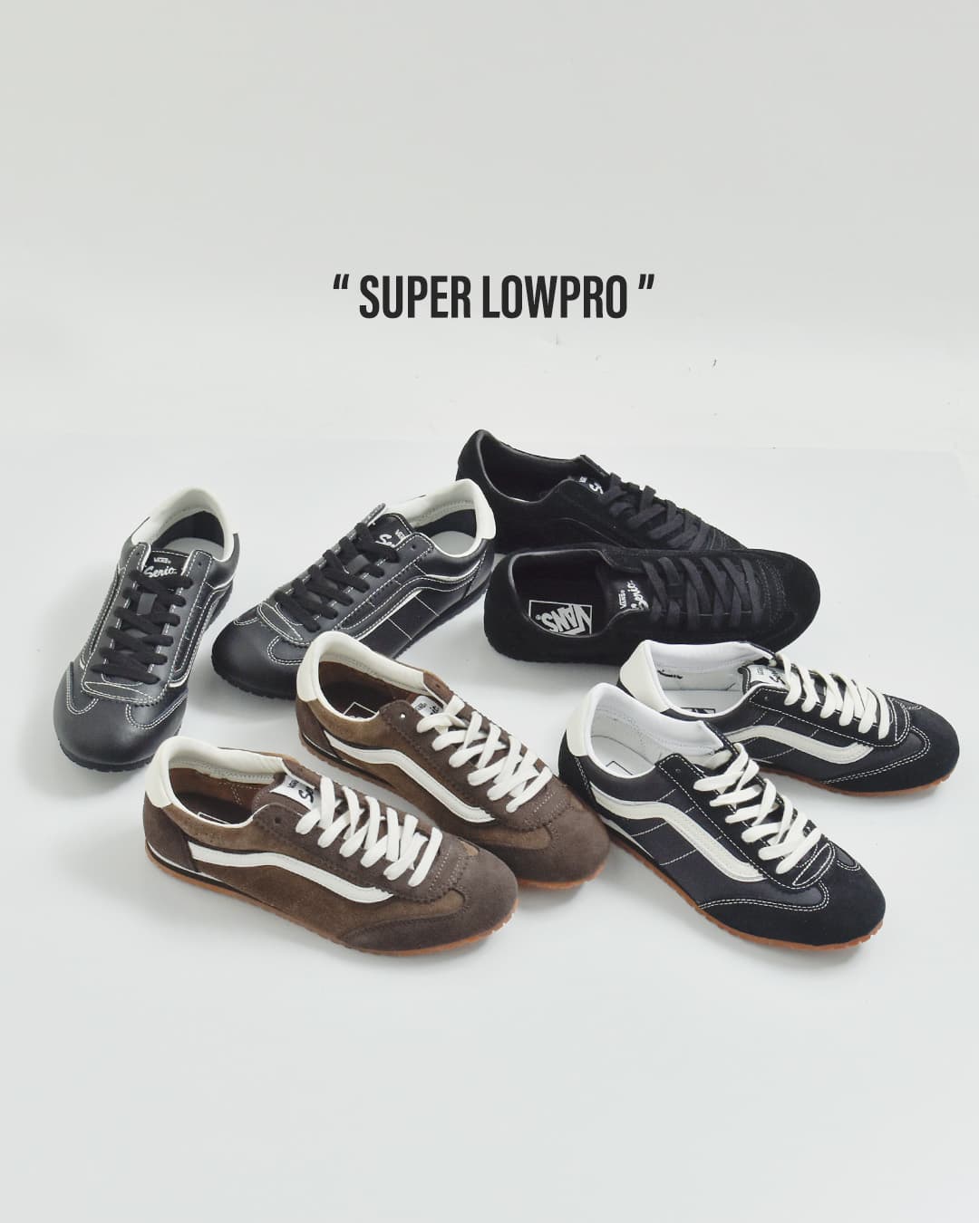 Vans(ヴァンズ)スーパーロープロ レザーアッパー スニーカー Super Lowpro super-lp