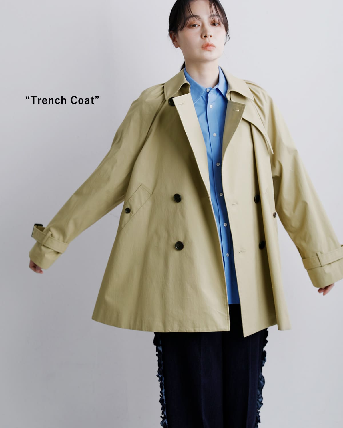 RHODOLIRIONオックスフォード トレンチコート “Trench Coat” sw1000