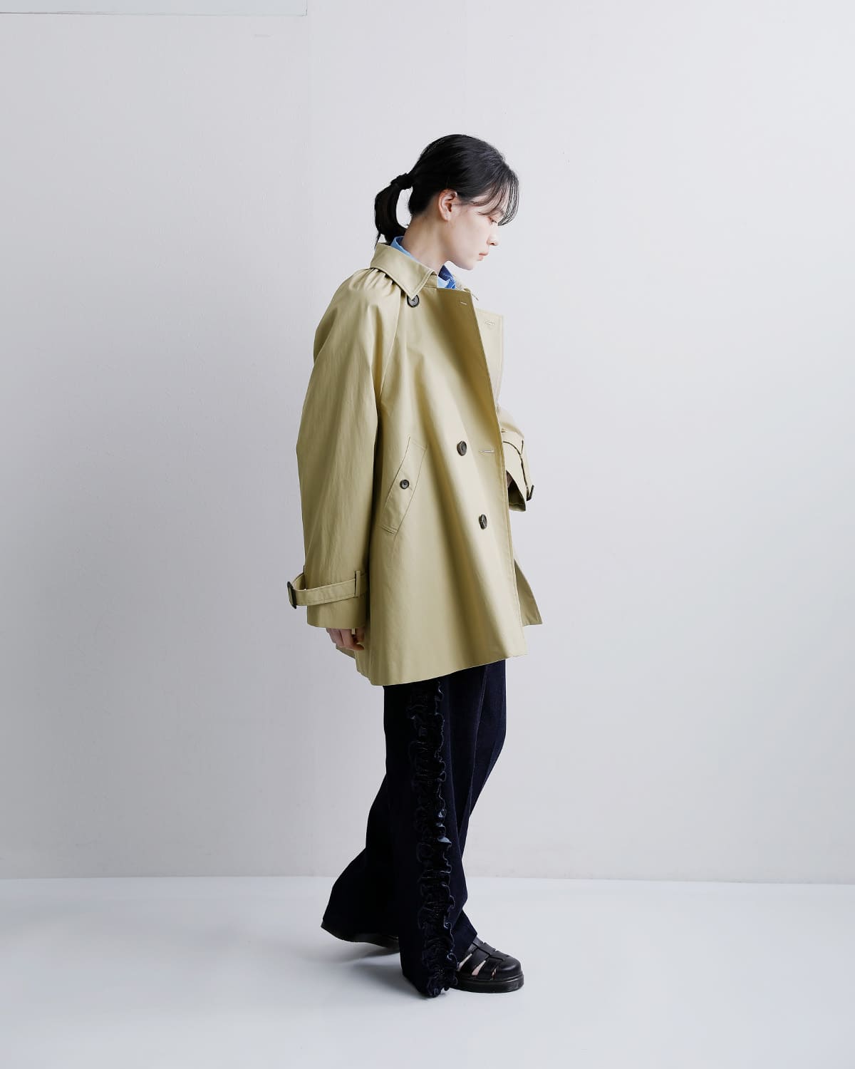 RHODOLIRIONオックスフォード トレンチコート “Trench Coat” sw1000