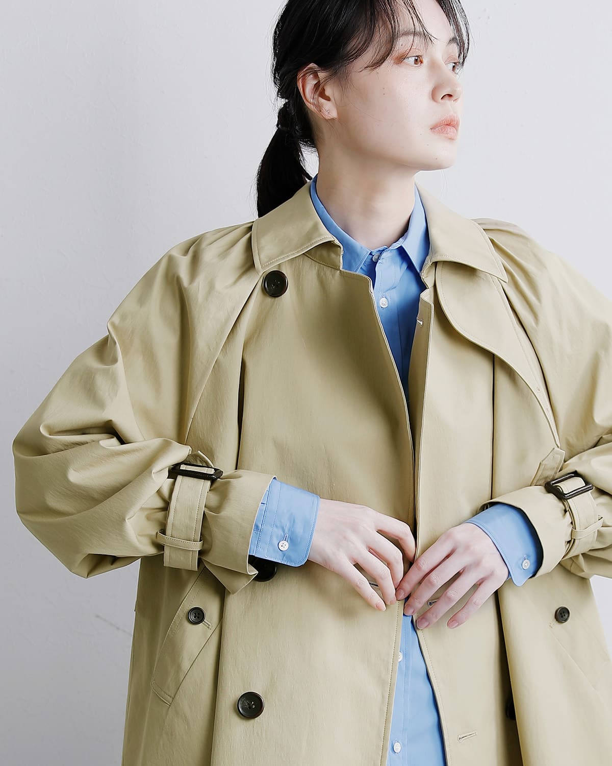 RHODOLIRIONオックスフォード トレンチコート “Trench Coat” sw1000