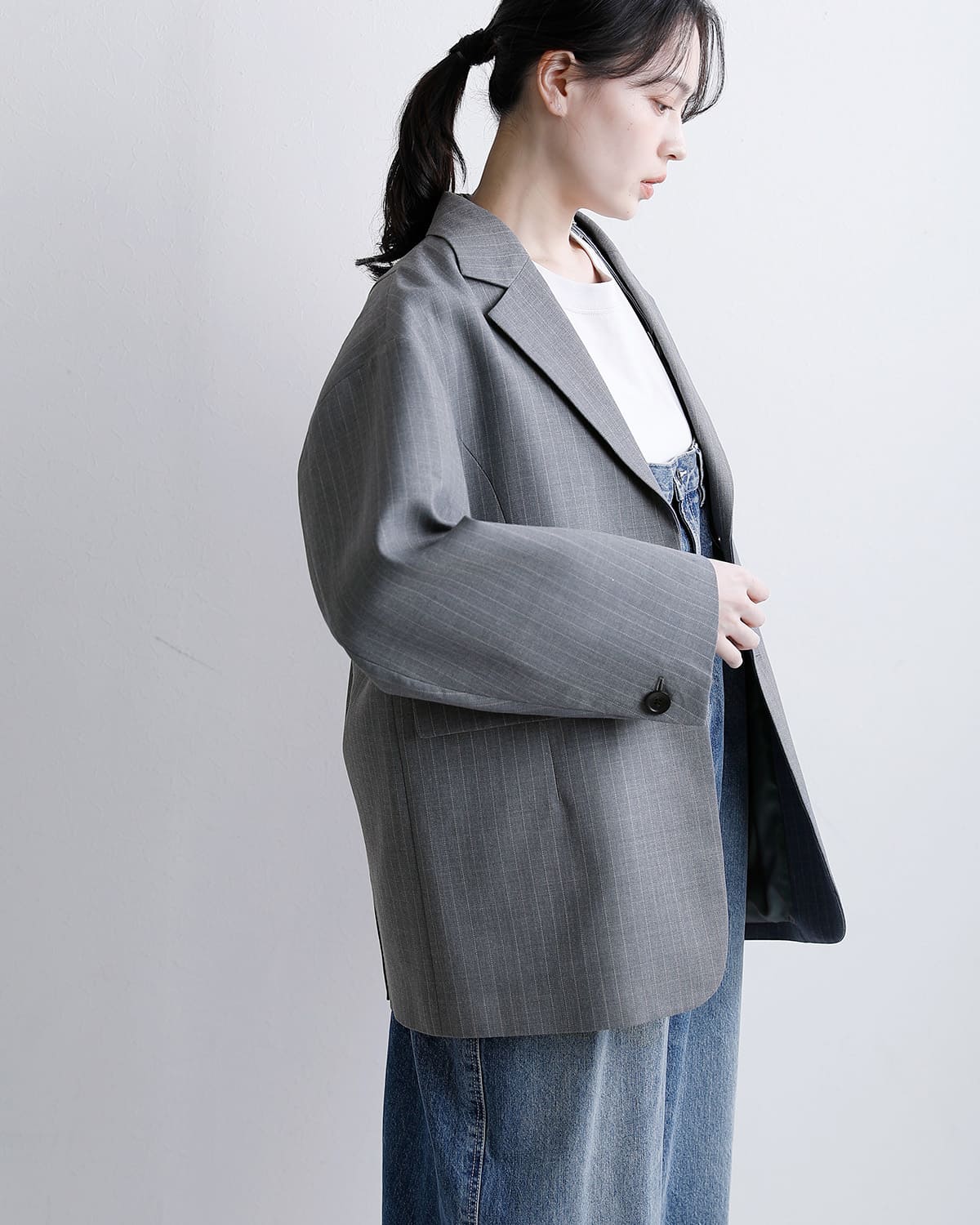 RHODOLIRIONギャバジン バギージャケット “Baggy Jacket” sw1004