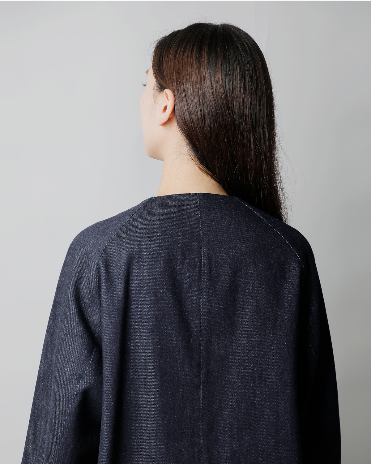 RHODOLIRIONデニム フリルポケット カバーオール “Frill Pockets Coveralls” sw1010