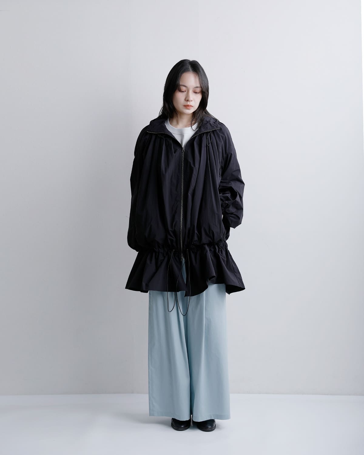 RHODOLIRIONフード ジップ コート “Hooded Zip Coat” sw1026