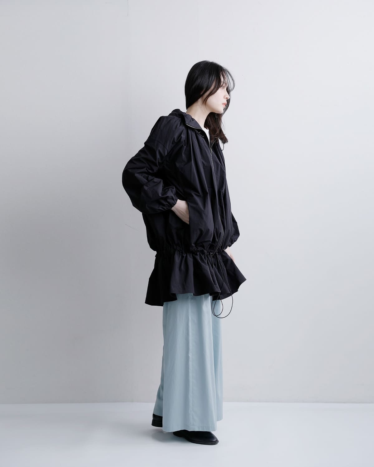 RHODOLIRIONフード ジップ コート “Hooded Zip Coat” sw1026