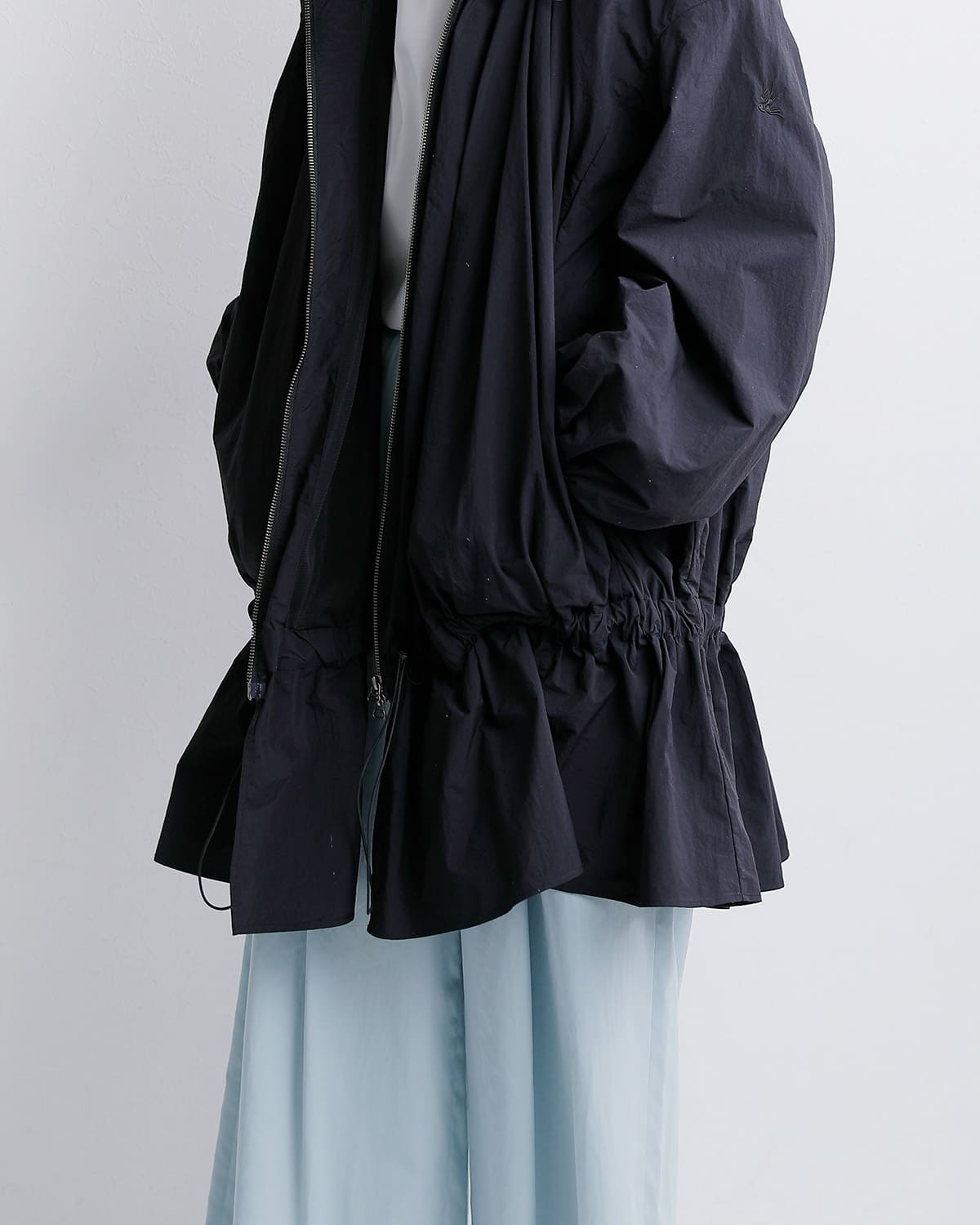 RHODOLIRIONフード ジップ コート “Hooded Zip Coat” sw1026