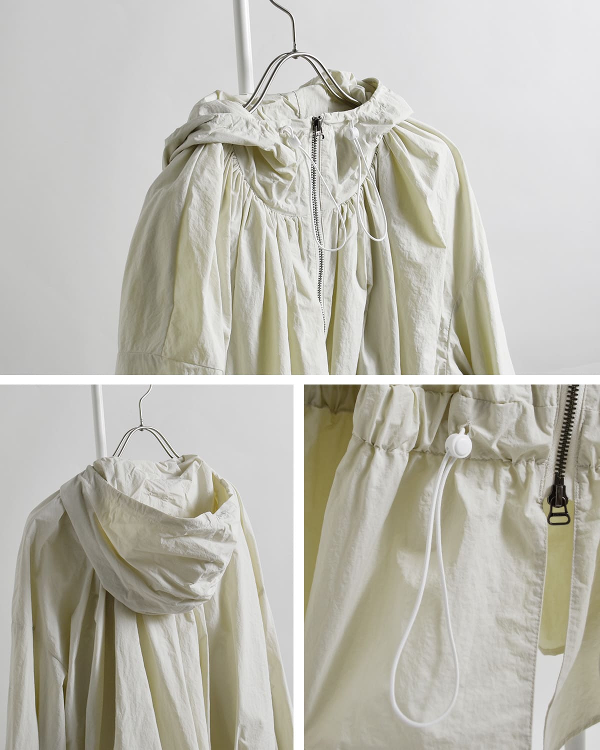 RHODOLIRIONフード ジップ コート “Hooded Zip Coat” sw1026