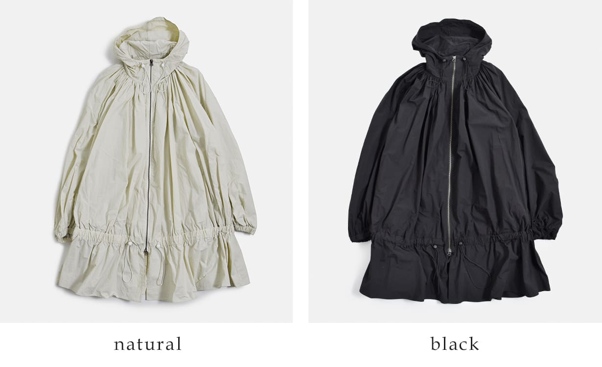 RHODOLIRIONフード ジップ コート “Hooded Zip Coat” sw1026