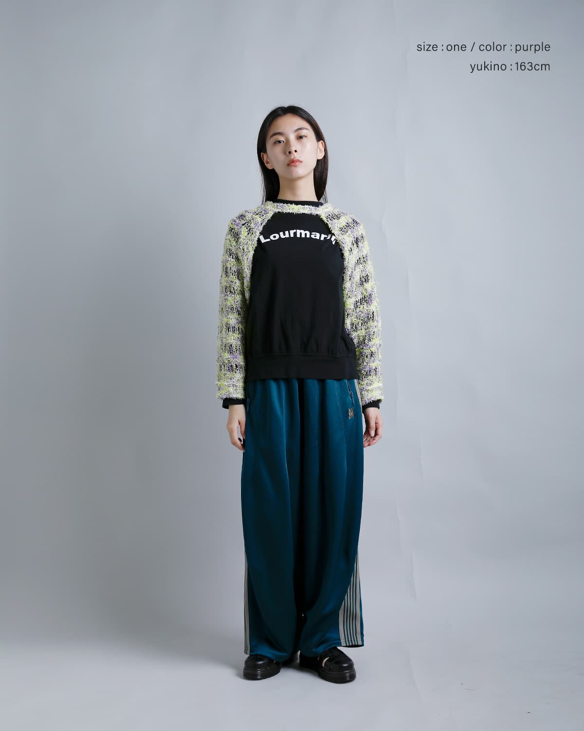 RHODOLIRIONファンシーヤーン ニットボレロ “Knit Bolero” sw1049