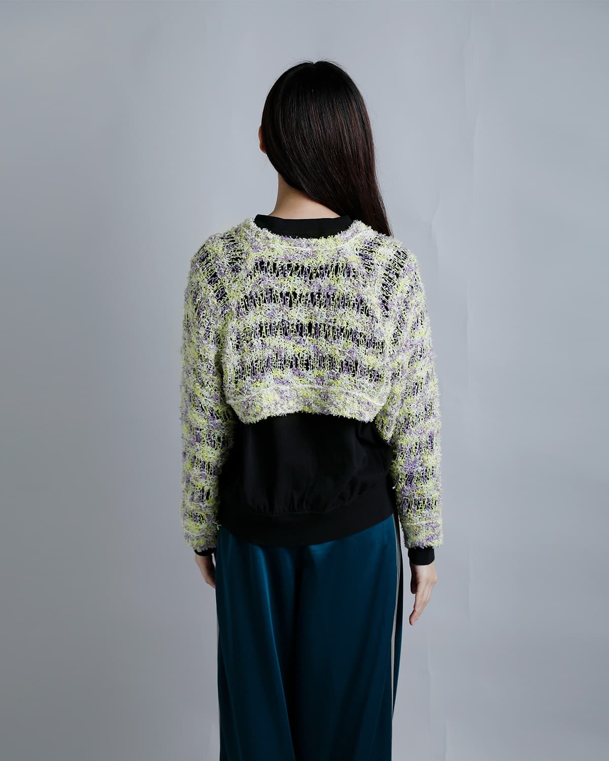 RHODOLIRIONファンシーヤーン ニットボレロ “Knit Bolero” sw1049