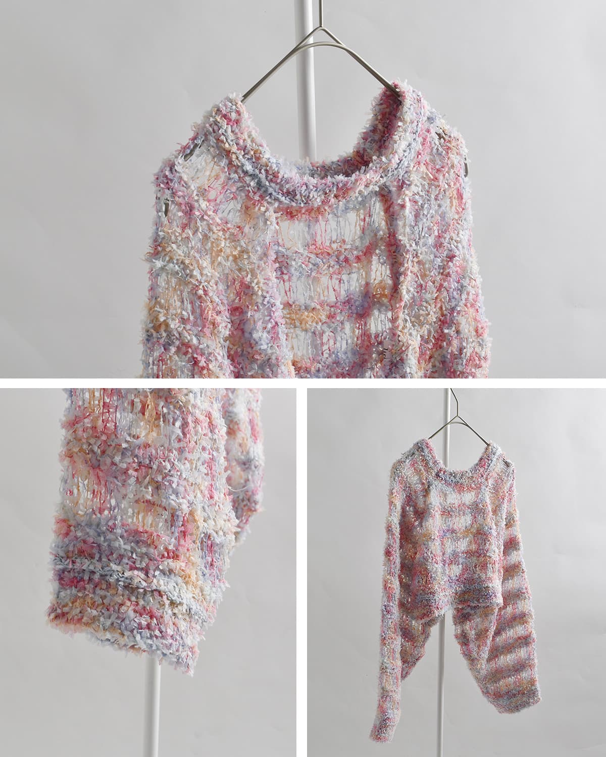 RHODOLIRIONファンシーヤーン ニットボレロ “Knit Bolero” sw1049