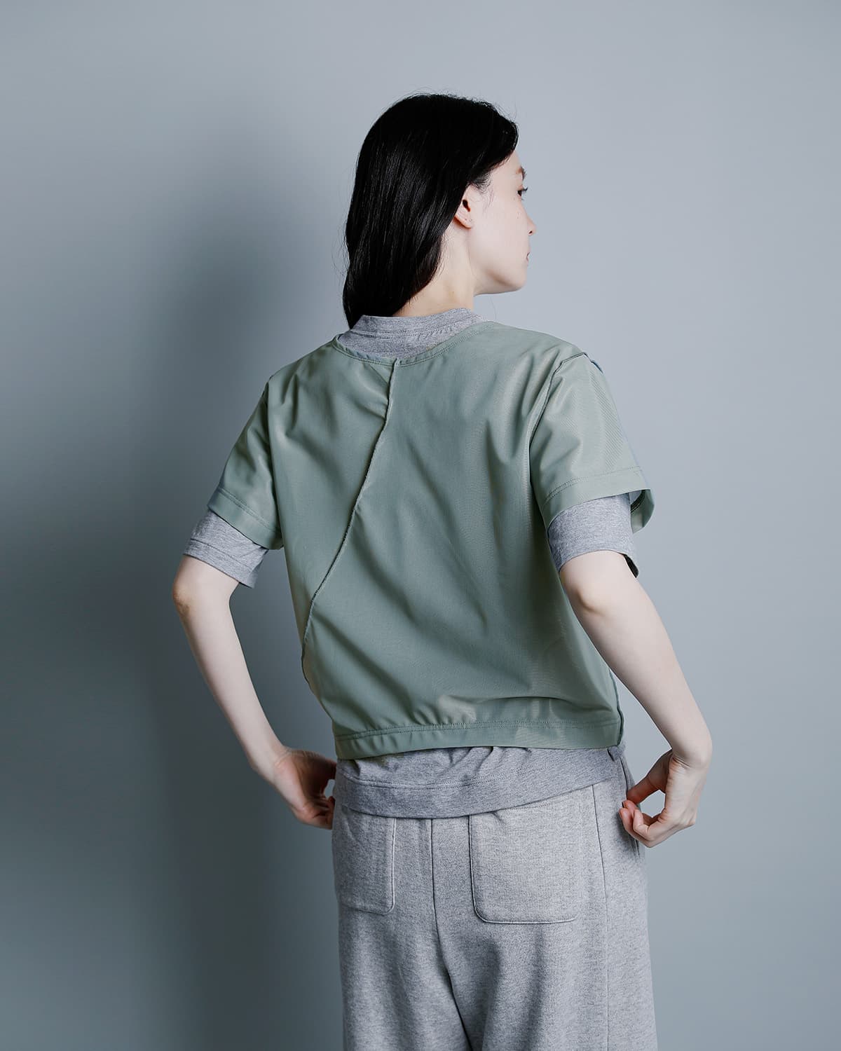 RHODOLIRIONVネッククルーネック ユニットトップス “V Neck/Crew Neck Tee” sw1063