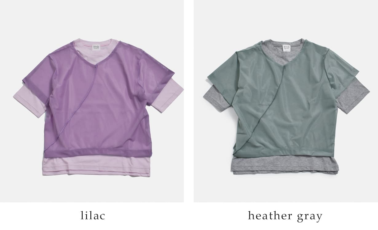 RHODOLIRIONVネッククルーネック ユニットトップス “V Neck/Crew Neck Tee” sw1063