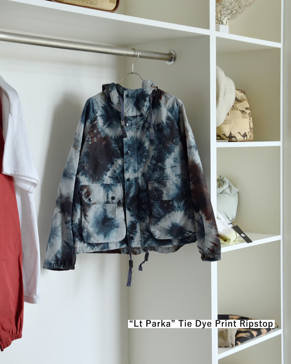 ENGINEERED GARMENTSタイダイ リップストップ ライトパーカー “Lt Parka” sw243