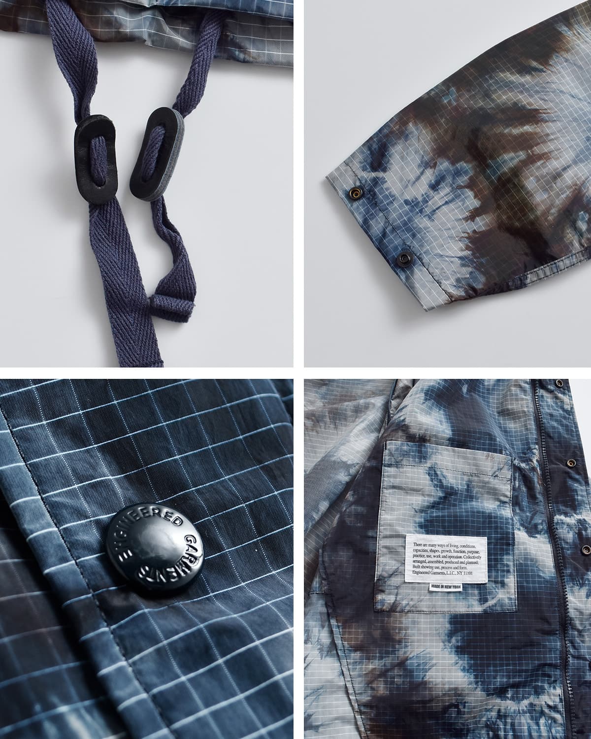 ENGINEERED GARMENTSタイダイ リップストップ ライトパーカー “Lt Parka” sw243