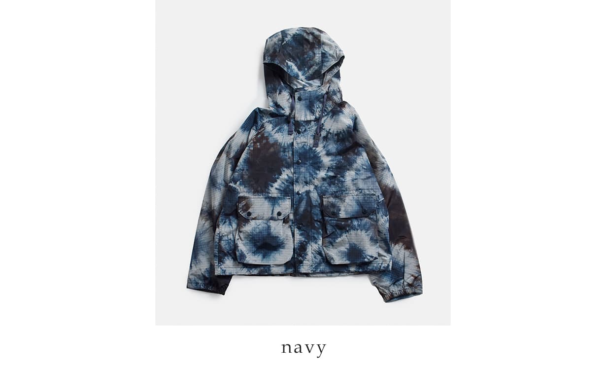 ENGINEERED GARMENTSタイダイ リップストップ ライトパーカー “Lt Parka” sw243