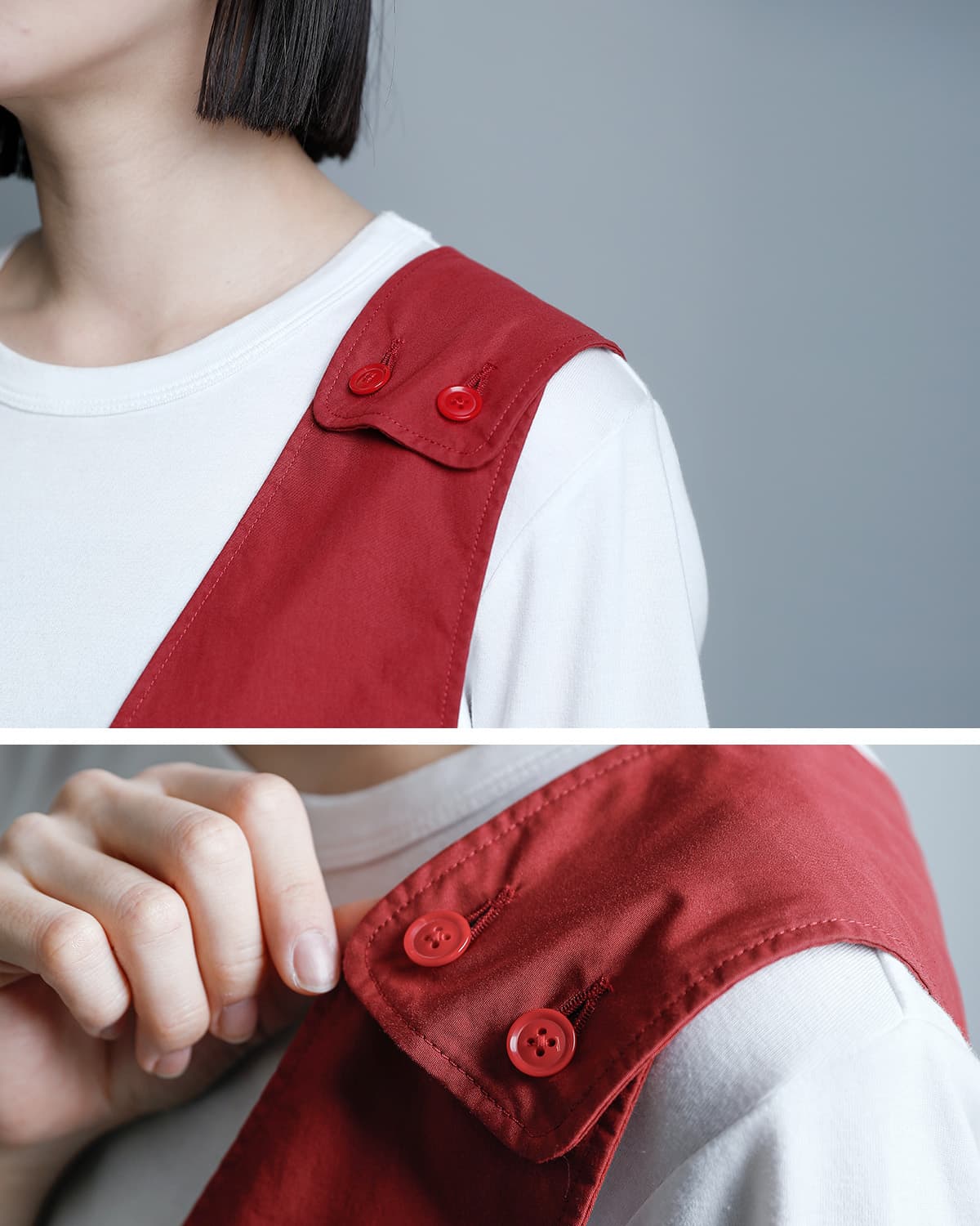 ENGINEERED GARMENTSコットンポプリン ショルダーベスト “Shoulder Vest” sw416