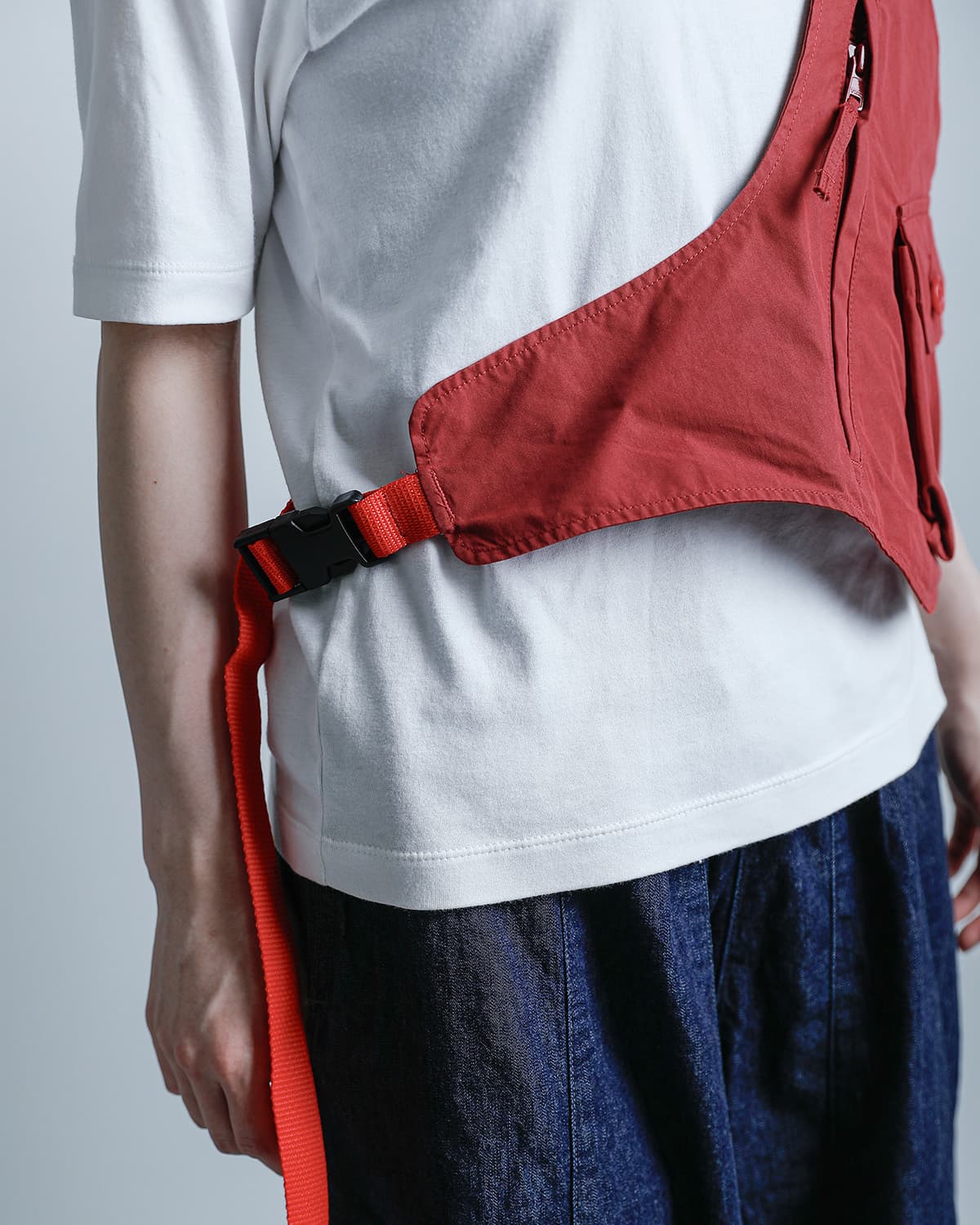 ENGINEERED GARMENTSコットンポプリン ショルダーベスト “Shoulder Vest” sw416