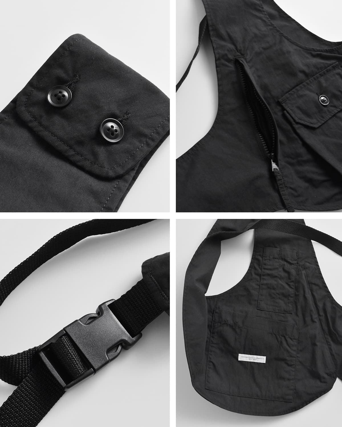 ENGINEERED GARMENTSコットンポプリン ショルダーベスト “Shoulder Vest” sw416