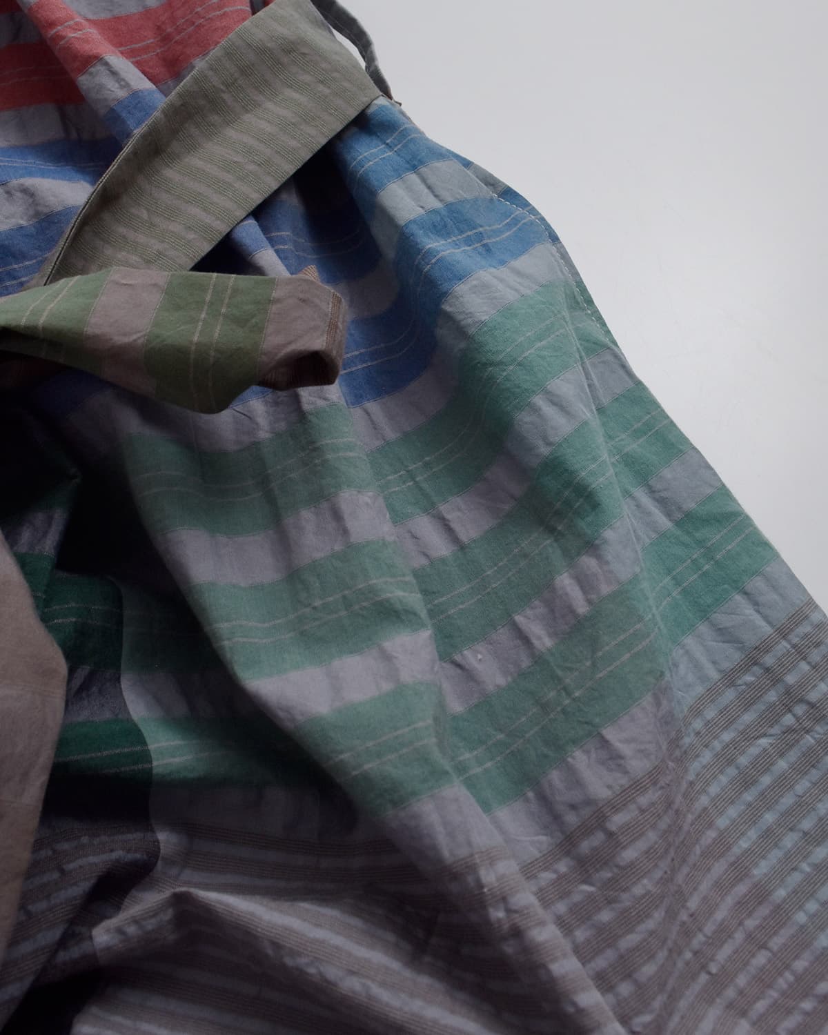 ENGINEERED GARMENTSコットン ビッグプレイドチェック バンドカラー ペインタードレス “Banded Painter Dress” sw564