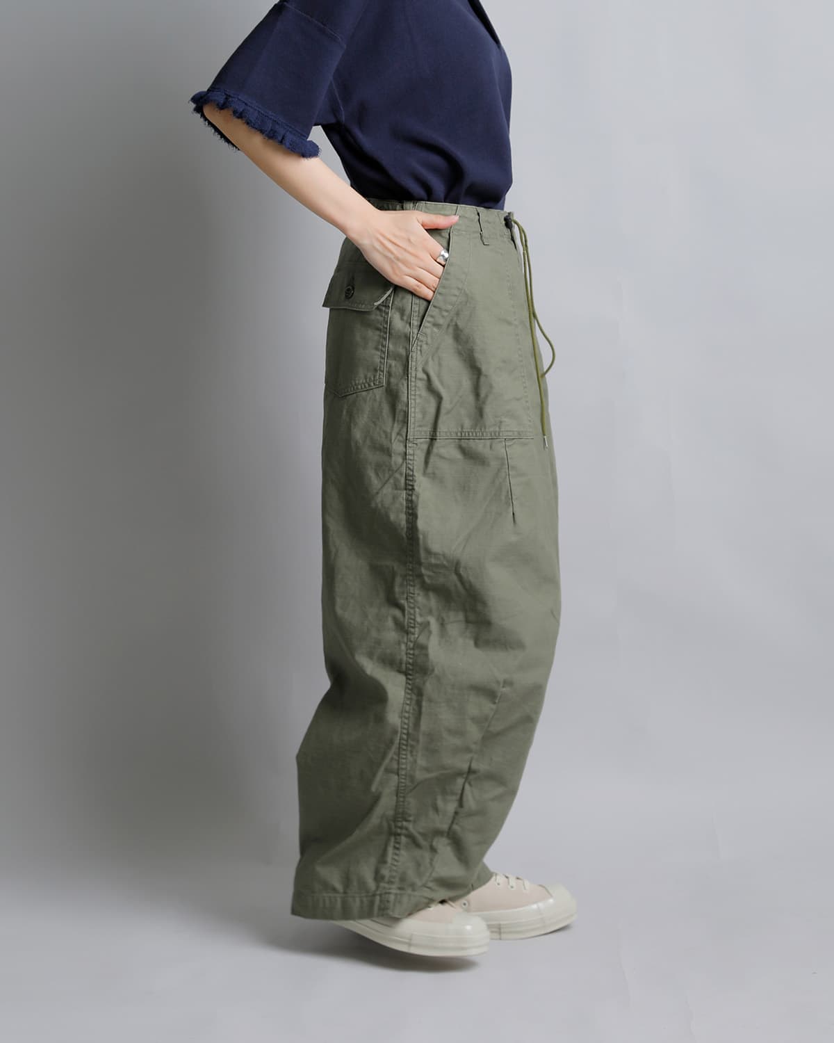 Needlesコットン H.D.ファティーグパンツ “H.D. Pant” sx195