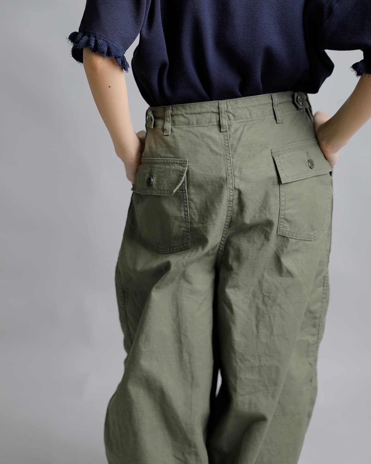 Needlesコットン H.D.ファティーグパンツ “H.D. Pant” sx195