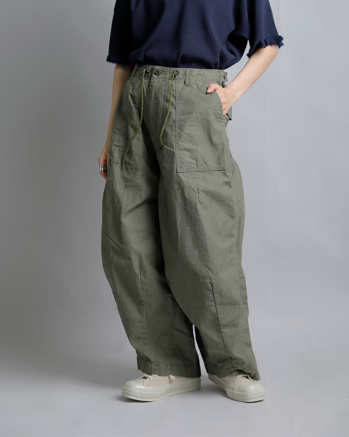 Needlesコットン H.D.ファティーグパンツ “H.D. Pant” sx195