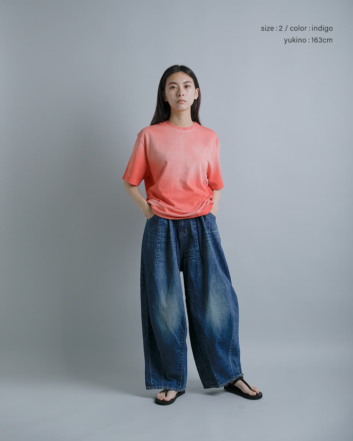 Needles12ozデニム H.D.タックパンツ “H.D. Jean” sx201