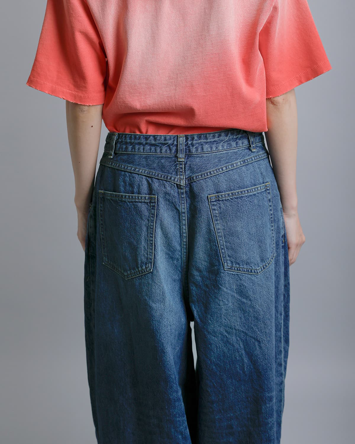 Needles12ozデニム H.D.タックパンツ “H.D. Jean” sx201