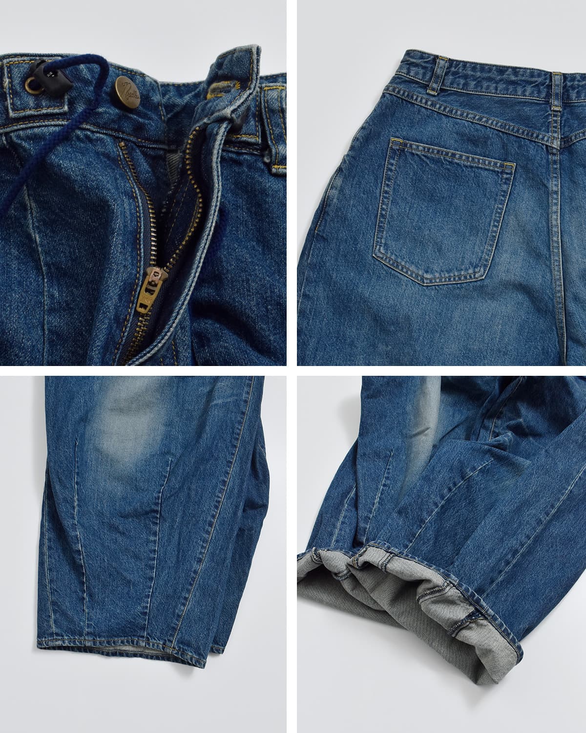 Needles ニードルス 12ozデニム H.D.タックパンツ “H.D. Jean” sx201