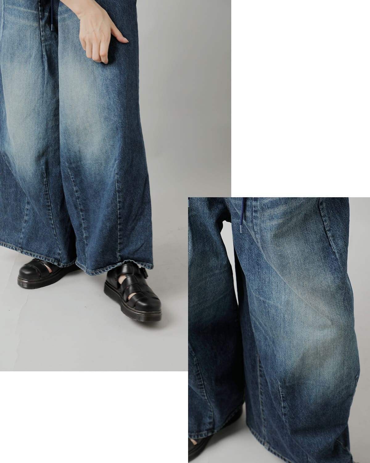 Needles12ozデニム H.D.バギーパンツ “H.D. Buggy Jean” sx202
