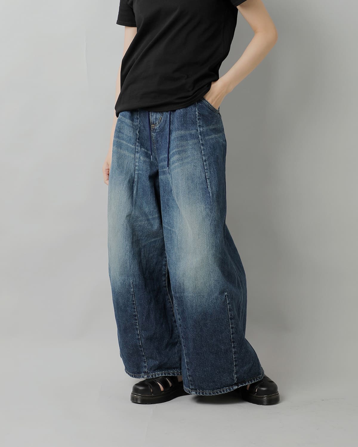 Needles12ozデニム H.D.バギーパンツ “H.D. Buggy Jean” sx202