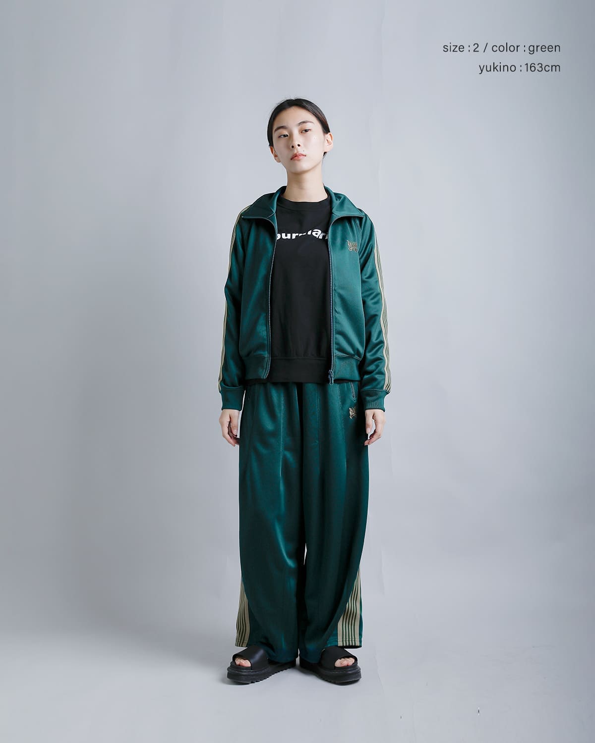 Needlesポリスムース トラックジャケット “Track Jacket” sx404