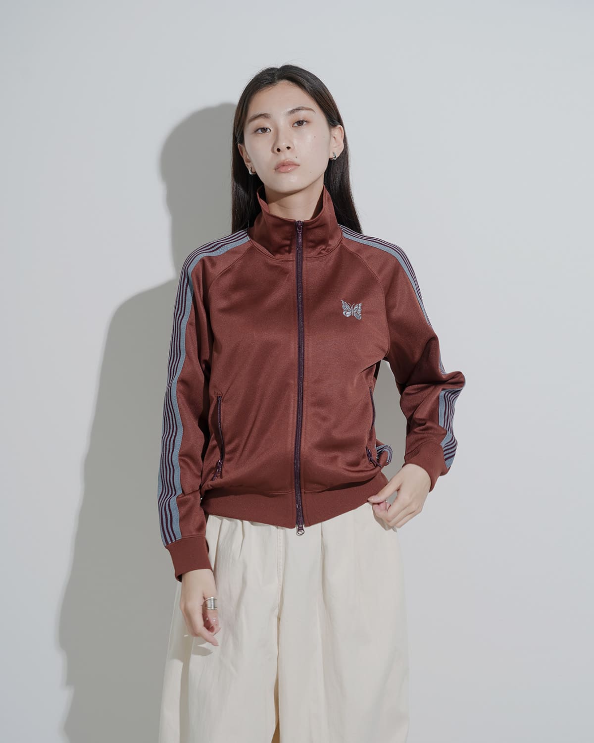 Needlesポリスムース トラックジャケット “Track Jacket” sx404