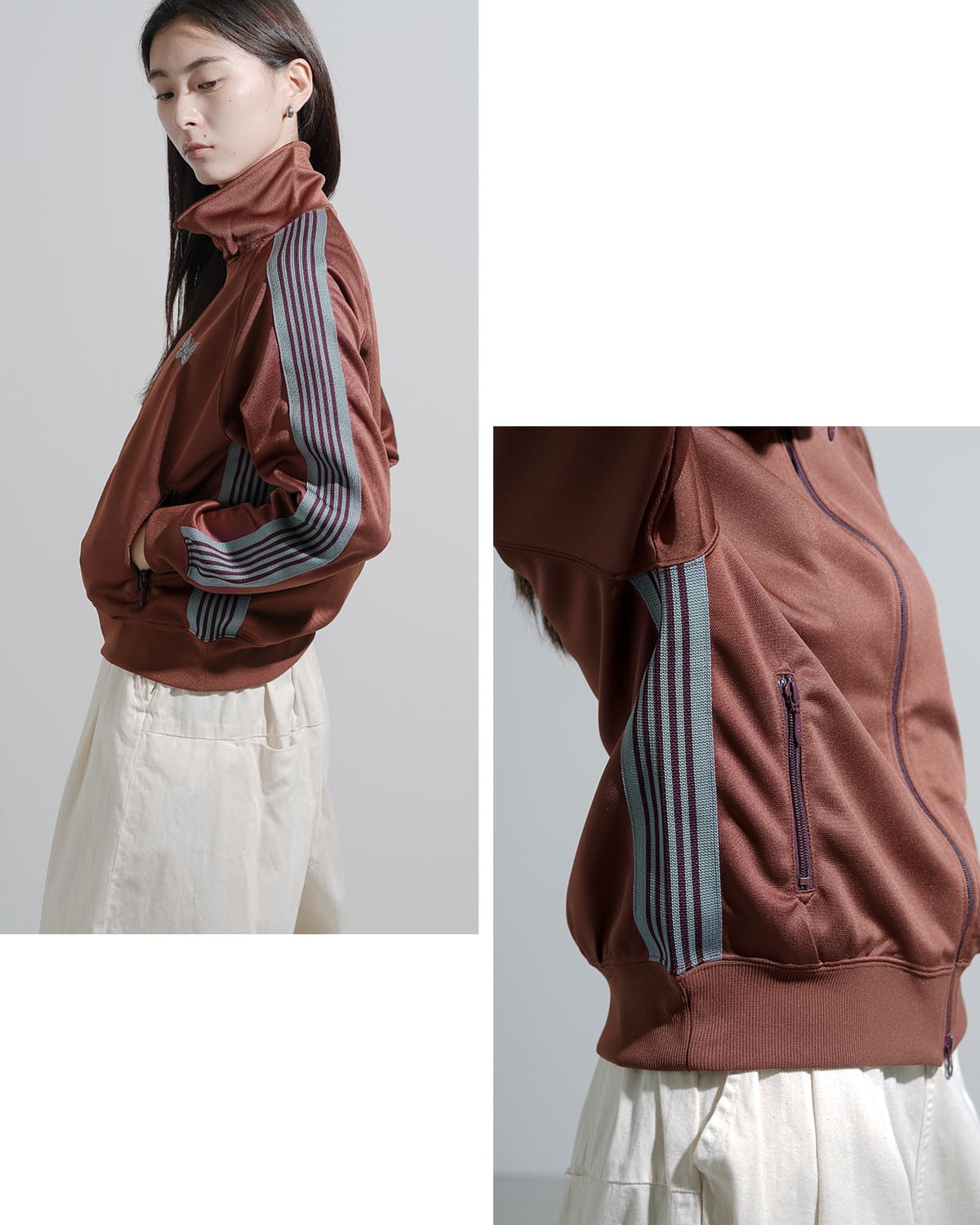 Needlesポリスムース トラックジャケット “Track Jacket” sx404