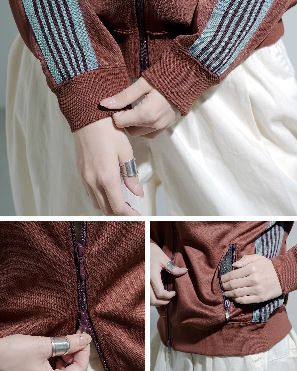 Needlesポリスムース トラックジャケット “Track Jacket” sx404